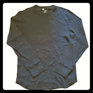 Men's Waffle Knit Long Sleeve Tee